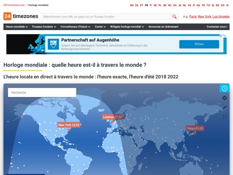 heures du monde